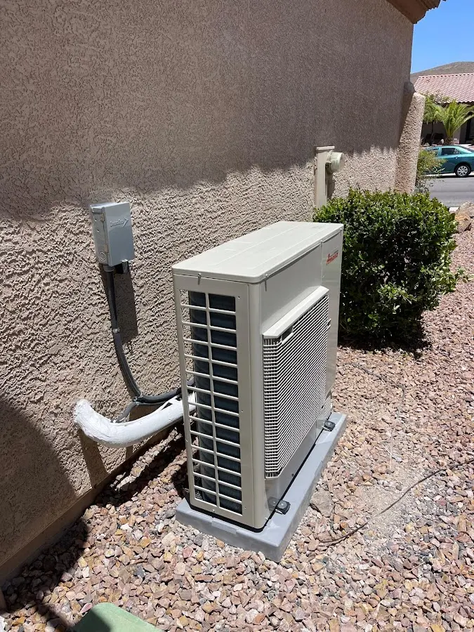 Residential air conditioning condenser unit in Bernardsville